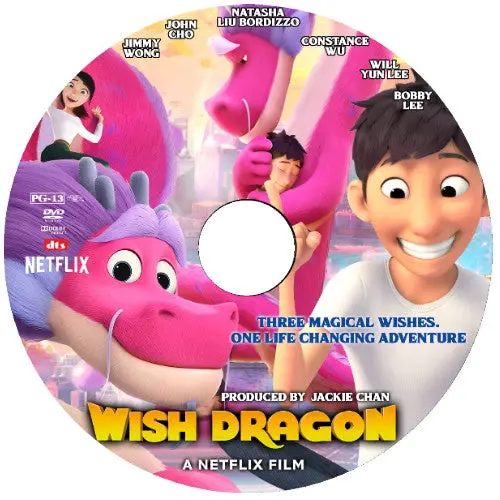 Wish Dragon Dvd Anime Movie 2021 - English Audio 1