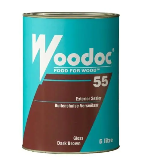 Woodoc 55 Exterior Gloss Sealer - Dark Brown 1