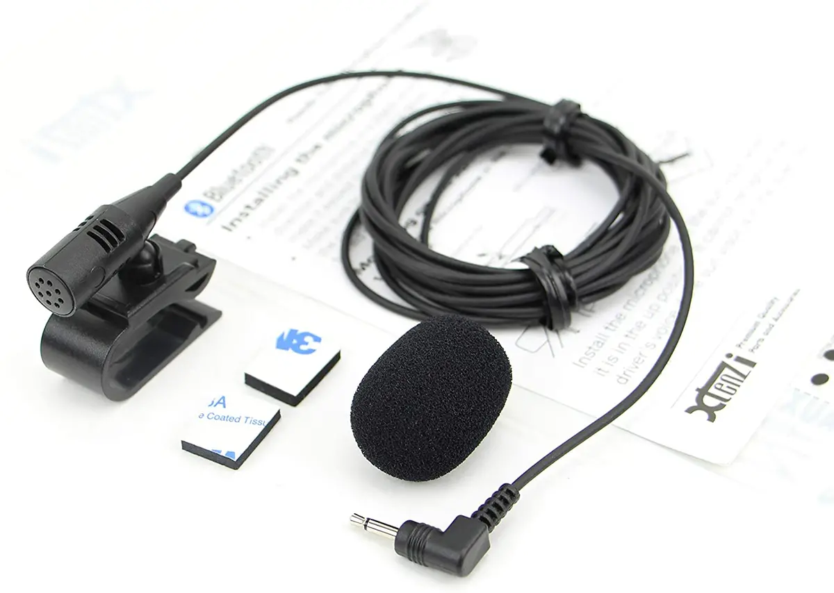 Xtenzi External Microphone Mic Assembly Compatible With Bluetooth Kenwood 1