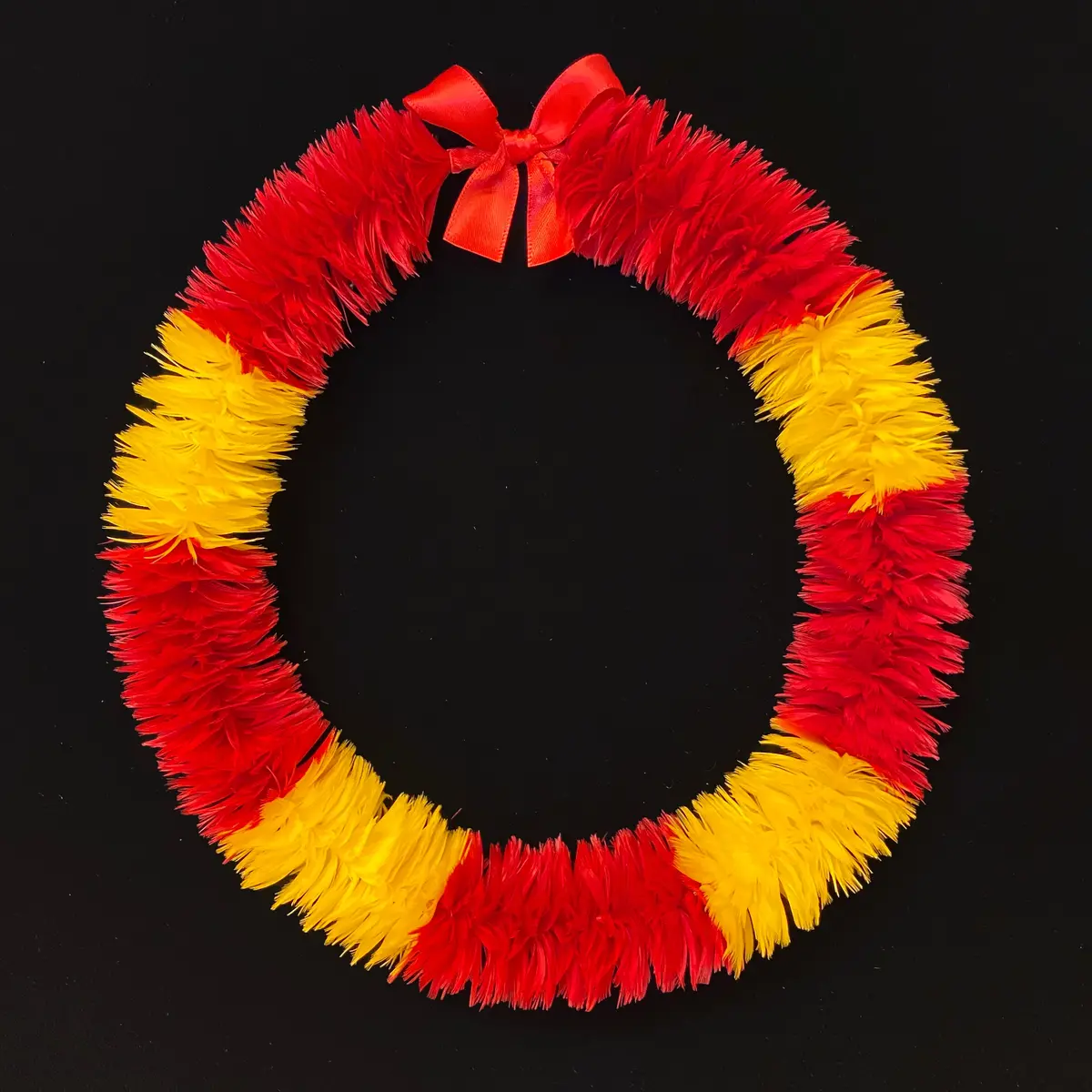 Ali’I Yellow & Red Poepoe  #35781 1