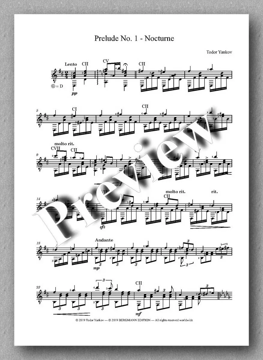 Yankov, Five Preludes 2