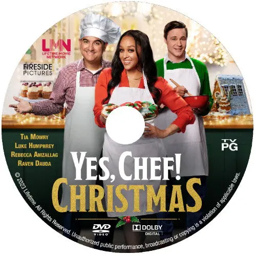 Yes, Chef! Christmas Dvd Lifetime Movie 2023 1