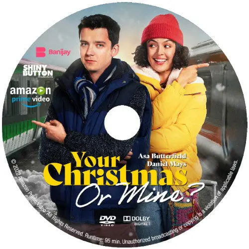 Your Christmas Or Mine? Dvd 2022 Movie - Asa Butterfield 1