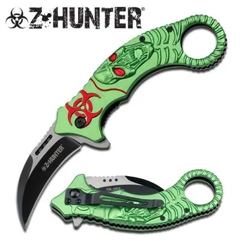 Z Hunter Folding Karambit (Green) 1