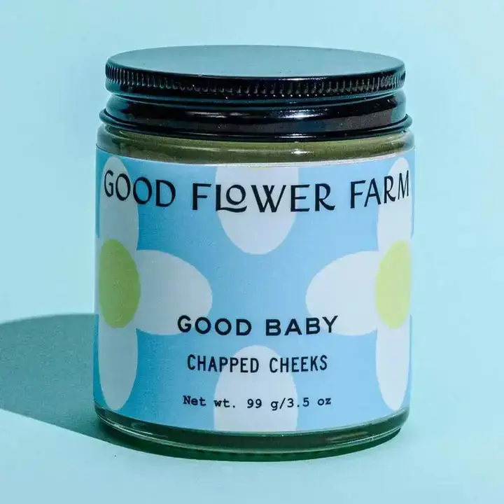 Good Baby Chapped Cheeks Natural Diaper Balm – 3.5Oz Good Flower Farm 1