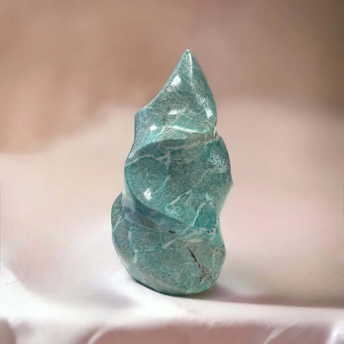 Amazonite Crystal Flame - Ethically Sourced 2