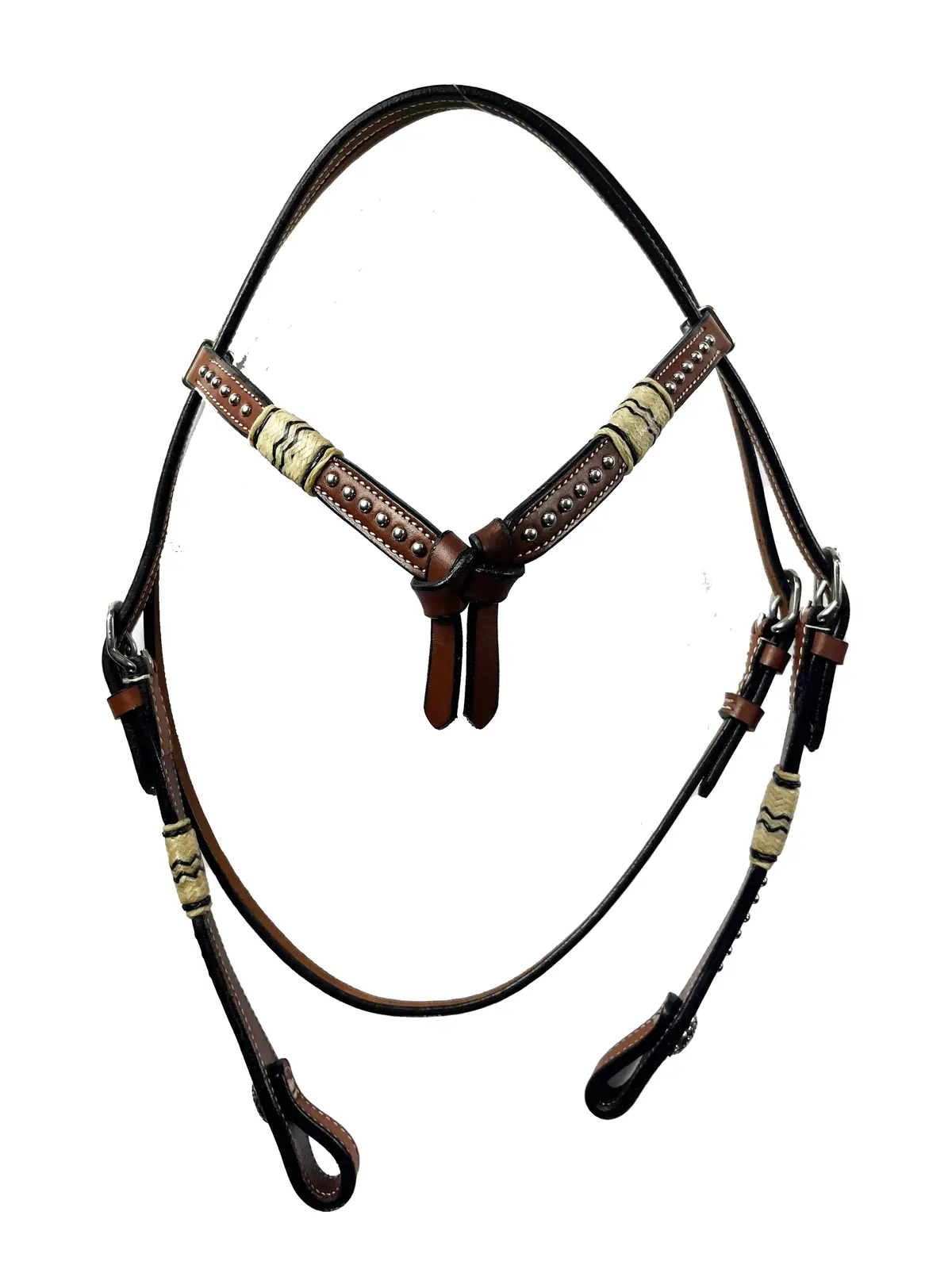 Ezy Ride Bridle Futurity With Dots And Rawhide 1