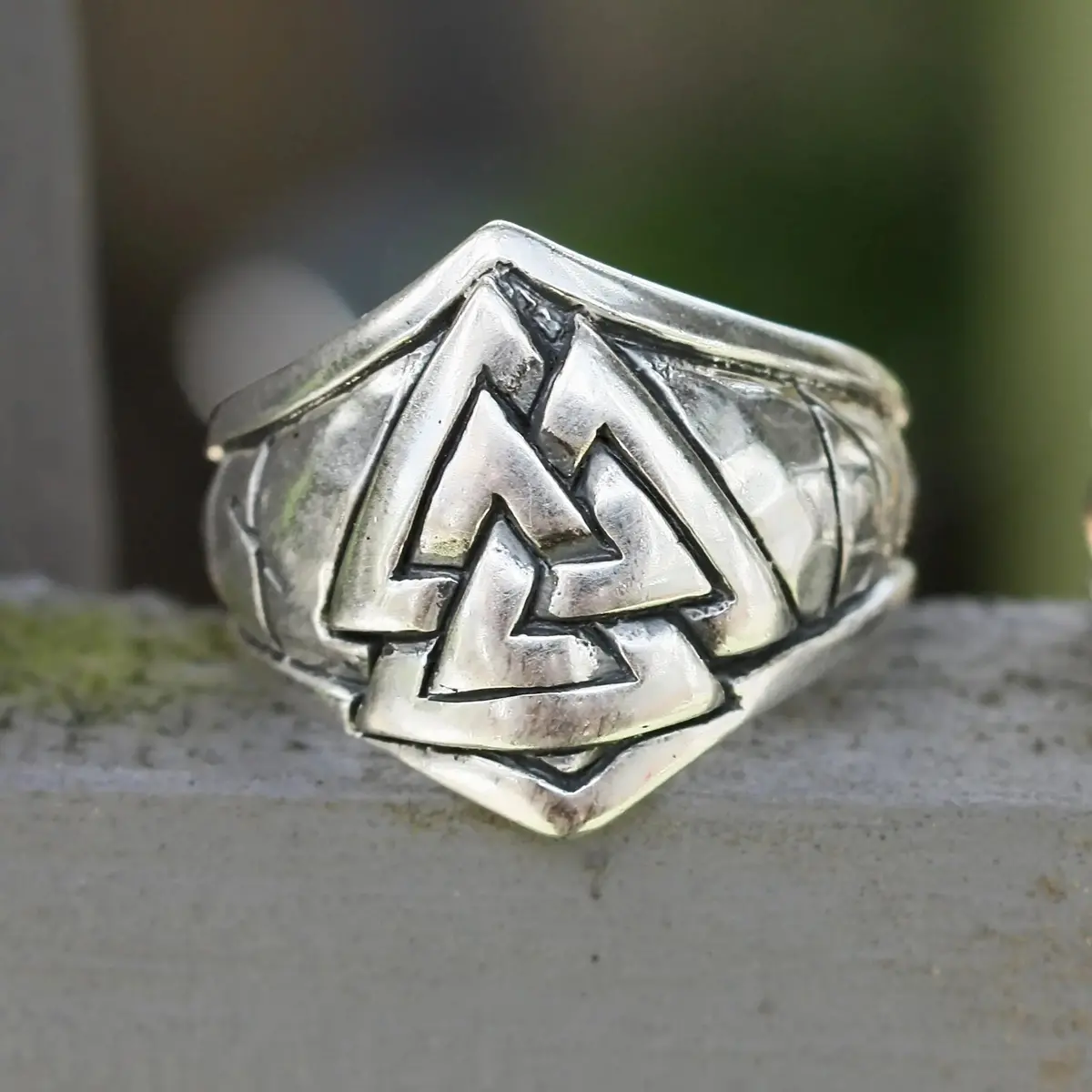 Silver Odin Protection Ring 2