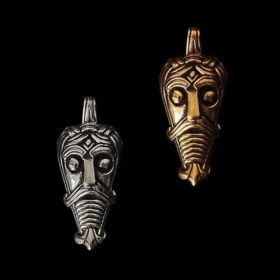 Danish Viking God Mask Pendant 1