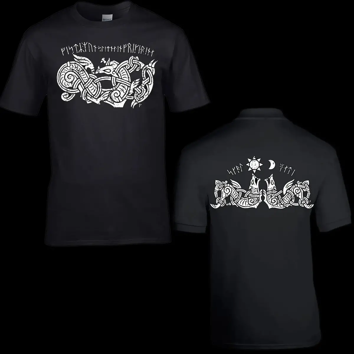 Viking Ragnarok Fenrir T-Shirt 1