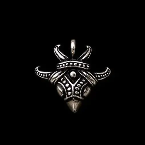 Viking Raven Head Pendant 2