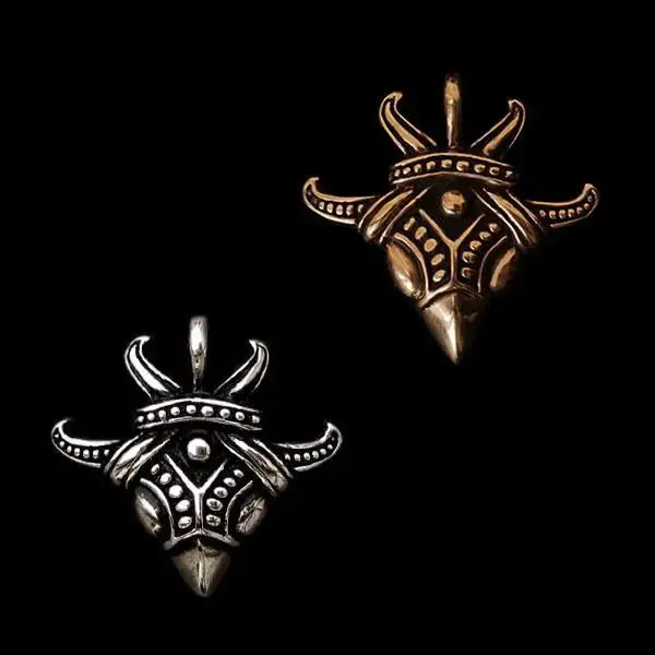 Viking Raven Head Pendant 2