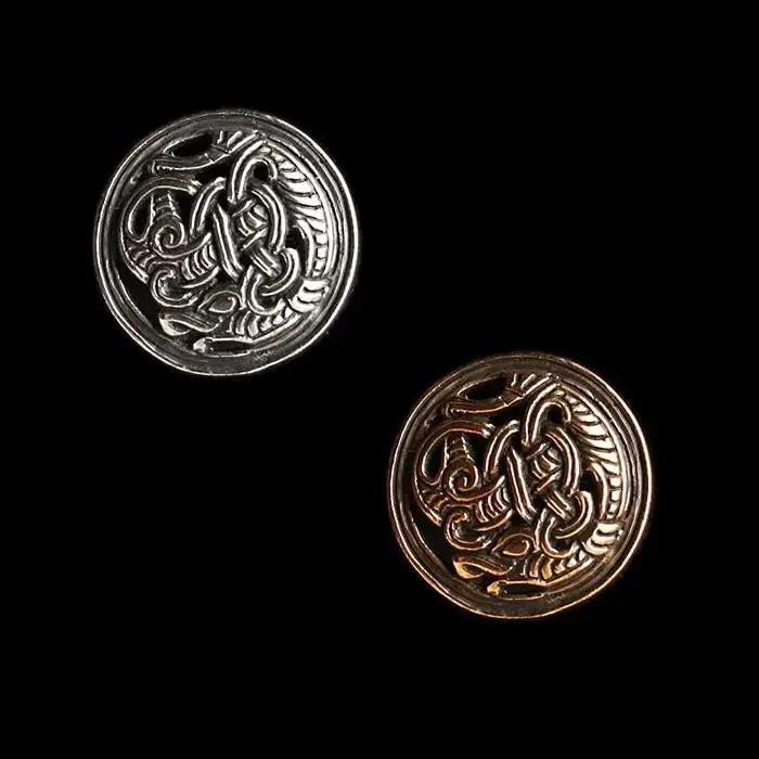 Gripping Beast Viking Disc Brooch 1