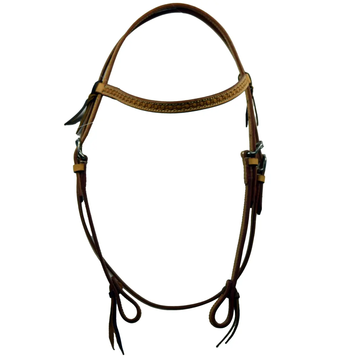 Ezy Ride Bridle Brow With Stamping Natural 1