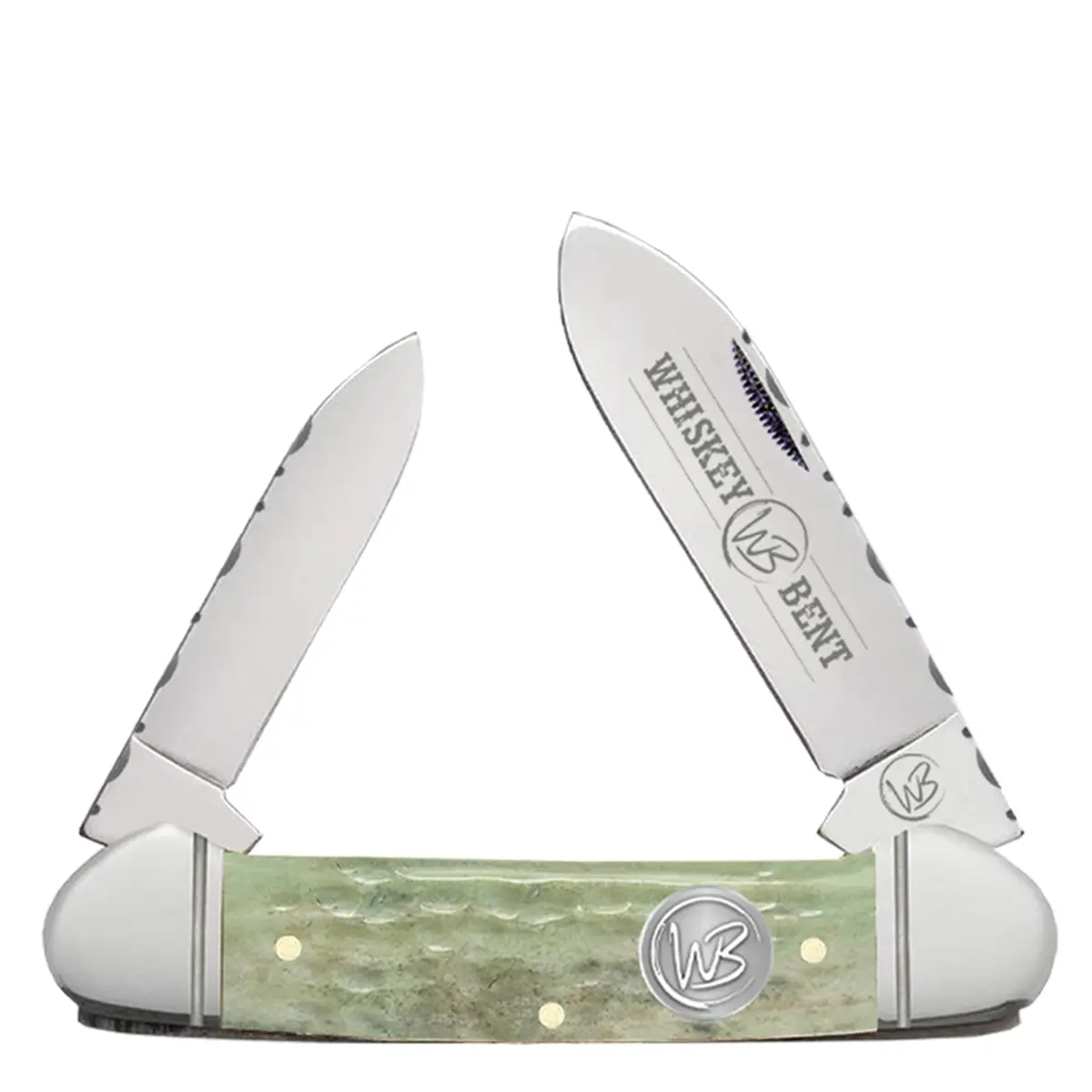 Whiskey Bent Canoe Pocket Knife Filework - Ivy 1