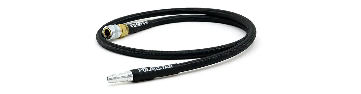 Polarstar Braided Air Line (42" Black)- W / Male Qd Fitting Included! 1