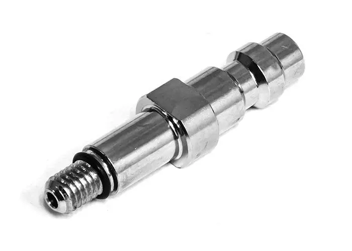 Action Army Cnc Stainless Steel Hpa Adapter Valve For Green Gas Magazines (Model: Kjw / We-Tech) 1