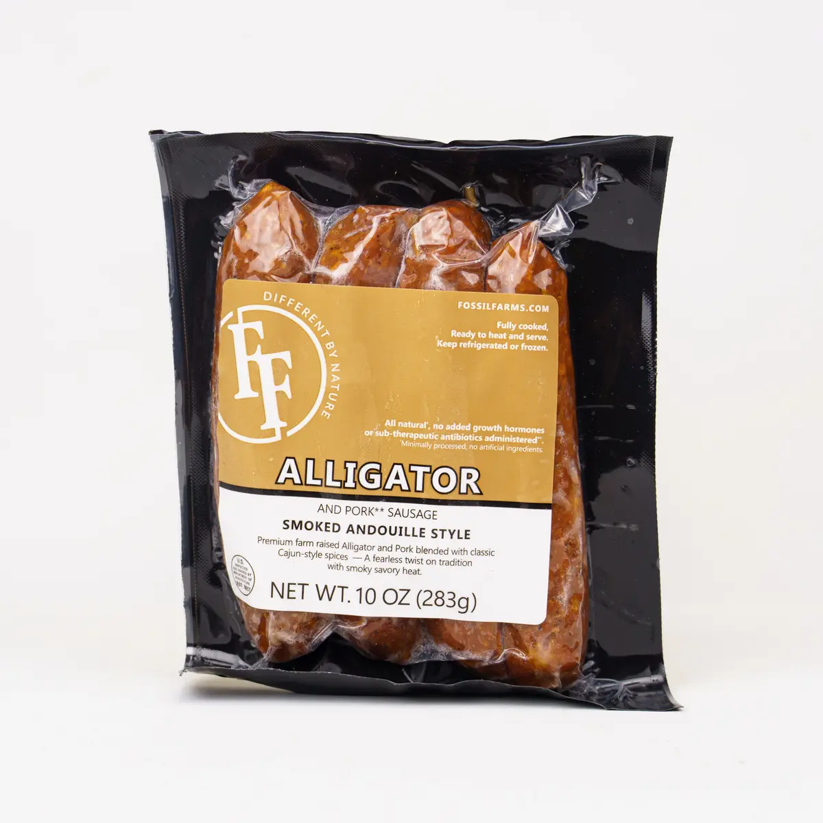 Alligator Andouille Sausage | 10 Oz. 1