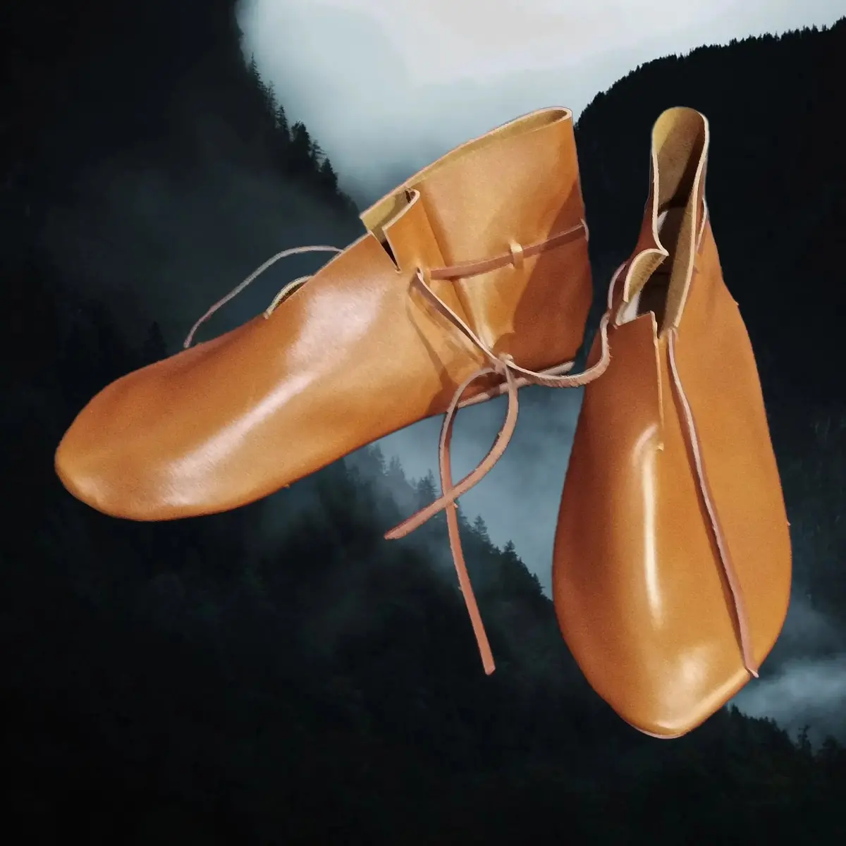 Handmade Replica Viking Shoes From York 1