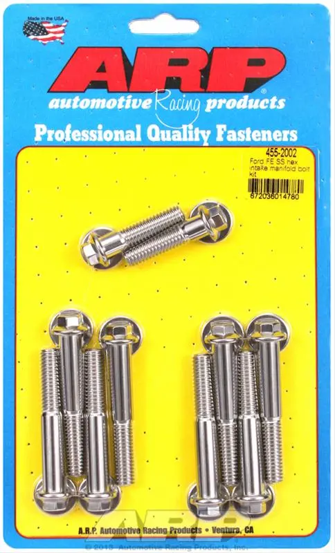 Arp Stainless Steel Intake Manifold Bolt Kits 455-2002 1