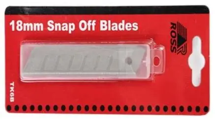 Ross 18Mm Snap Off Blades - Pack Of 10 1