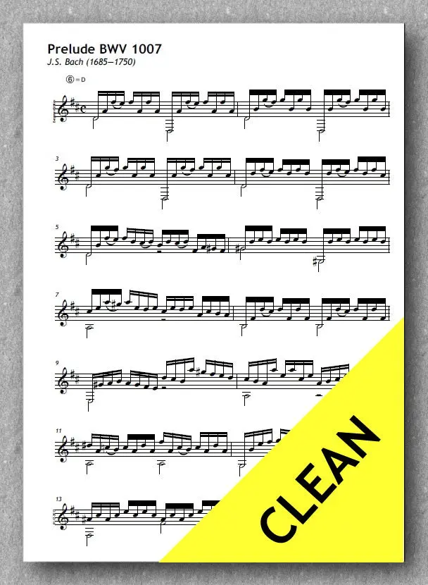 Bach Bwv 1007, Prelude 2