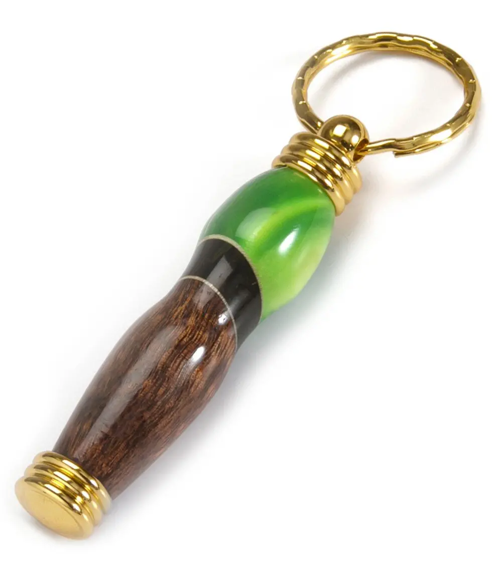 Koa Toothpick Holder Key Ring (Various Colors) By Dale Dennison 5