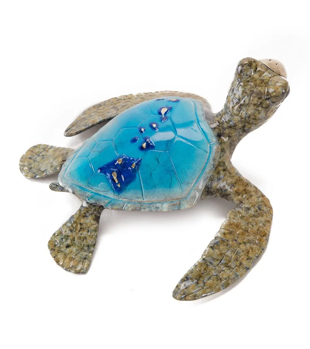 Bronze Sculpture "Voyager - Blue" By Chris Barela 1