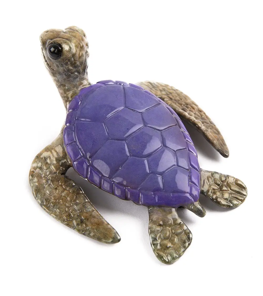Bronze Sculpture "Keiki - Purple" By Chris Barela 1