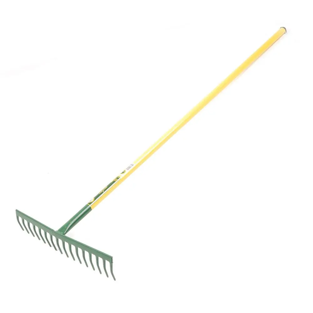 Lasher Deluxe Heavy Duty Steel Garden Rake - 16 Tooth 1