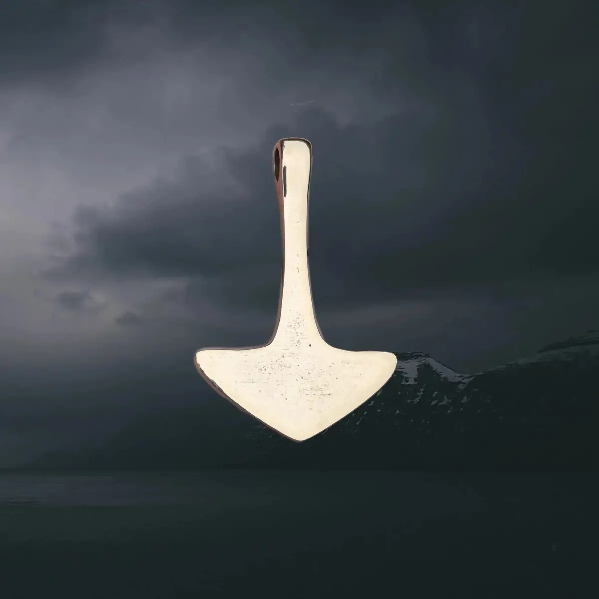 Bronze Replica Thors Hammer Pendant From Repton, England, Uk 1
