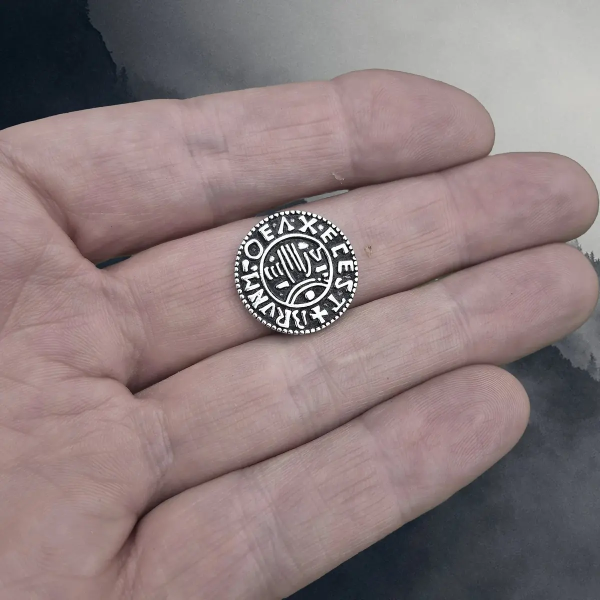 Silver Replica Saxon Aethelred Ii Penny From Somerset, England, Uk 2