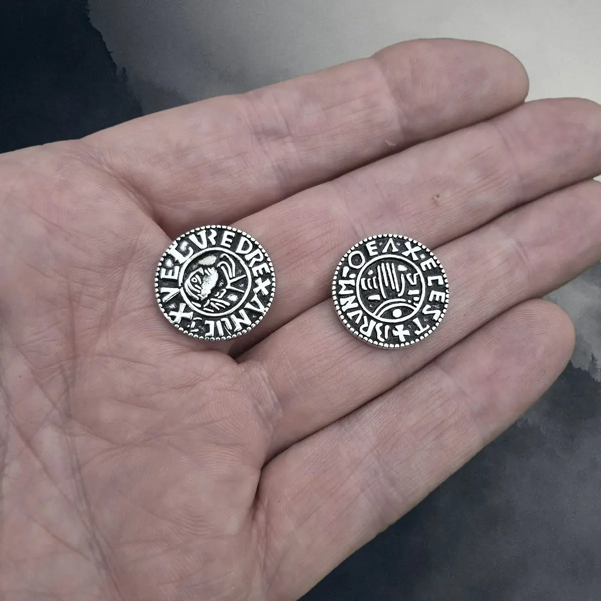 Silver Replica Saxon Aethelred Ii Penny From Somerset, England, Uk 4