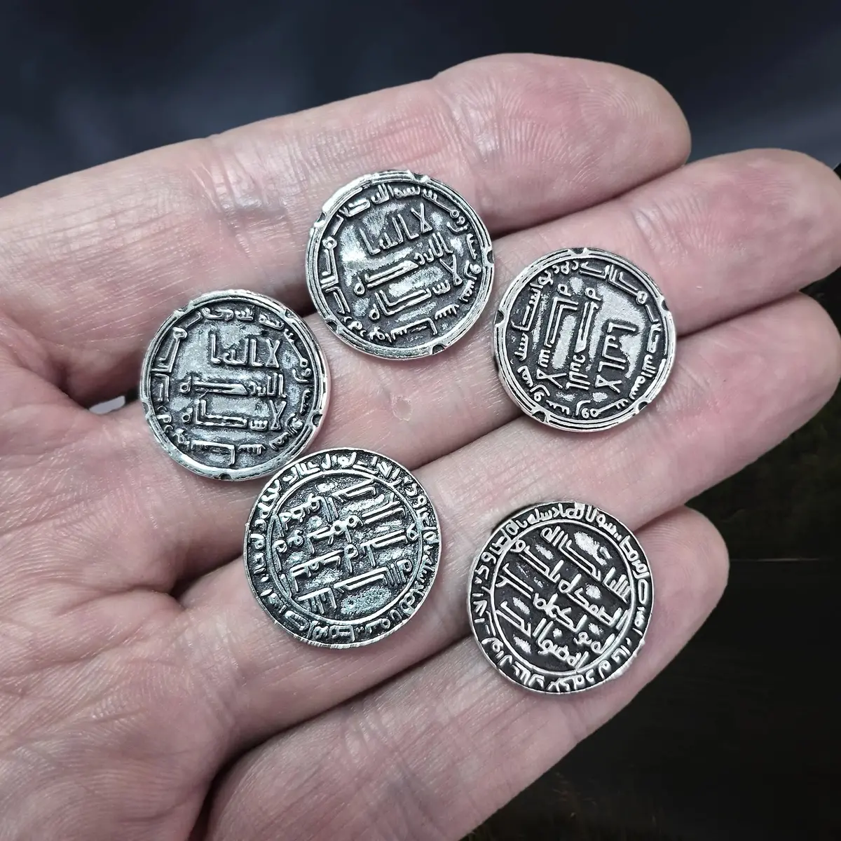 Silver Replica Viking Dirham Coin 3
