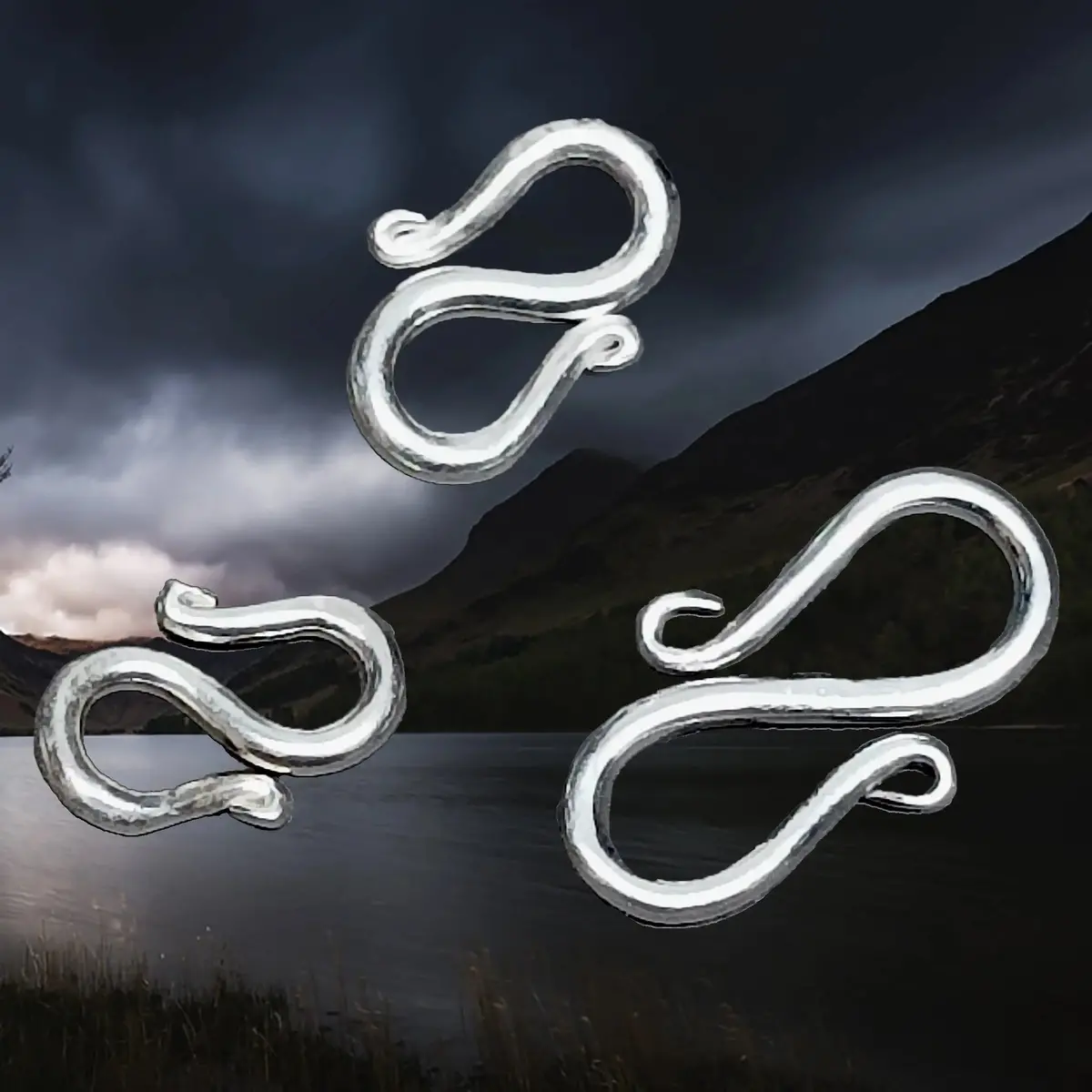 Sterling Silver S Clasp For Sterling Silver Necklace & Bracelets 1