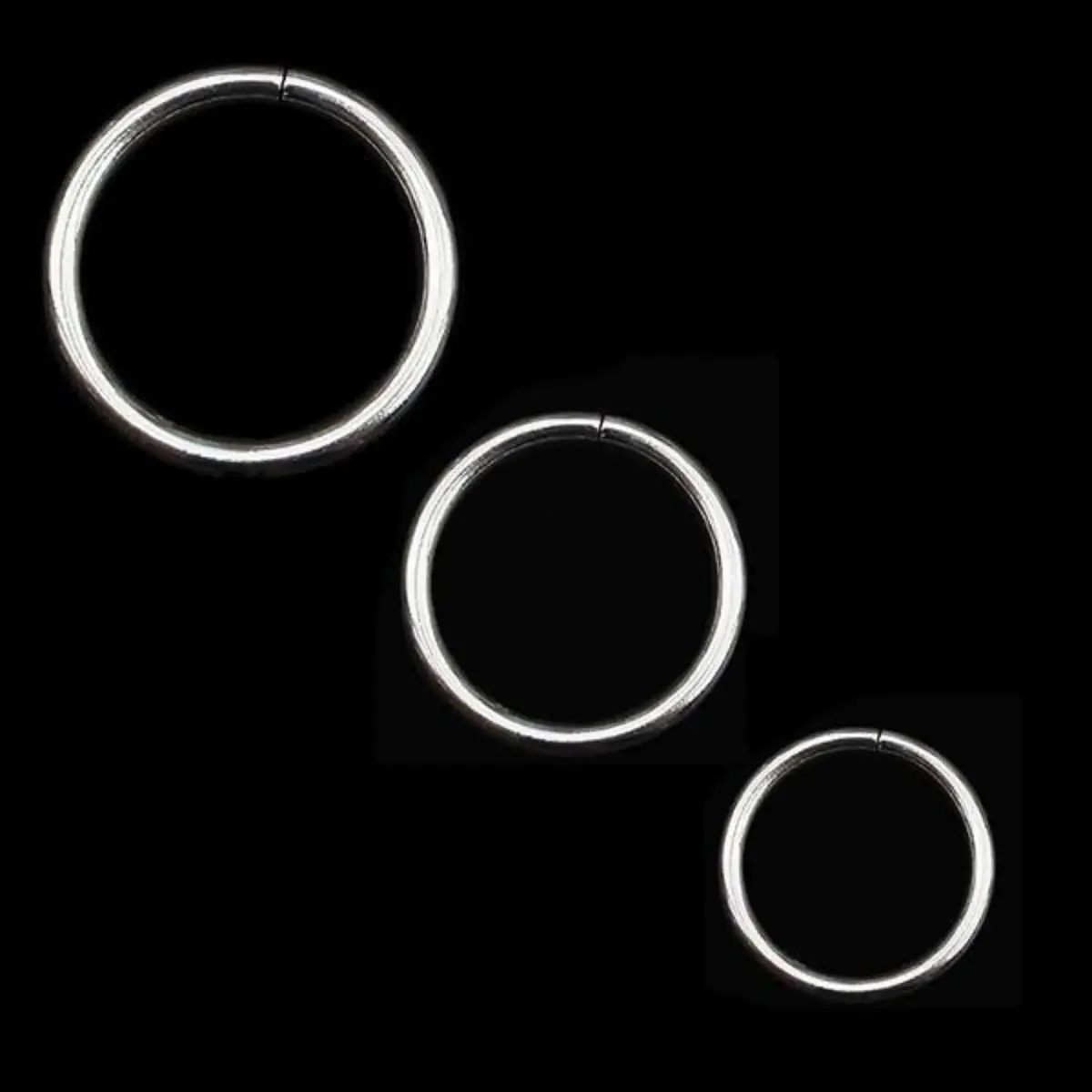 Silver Split Ring 1
