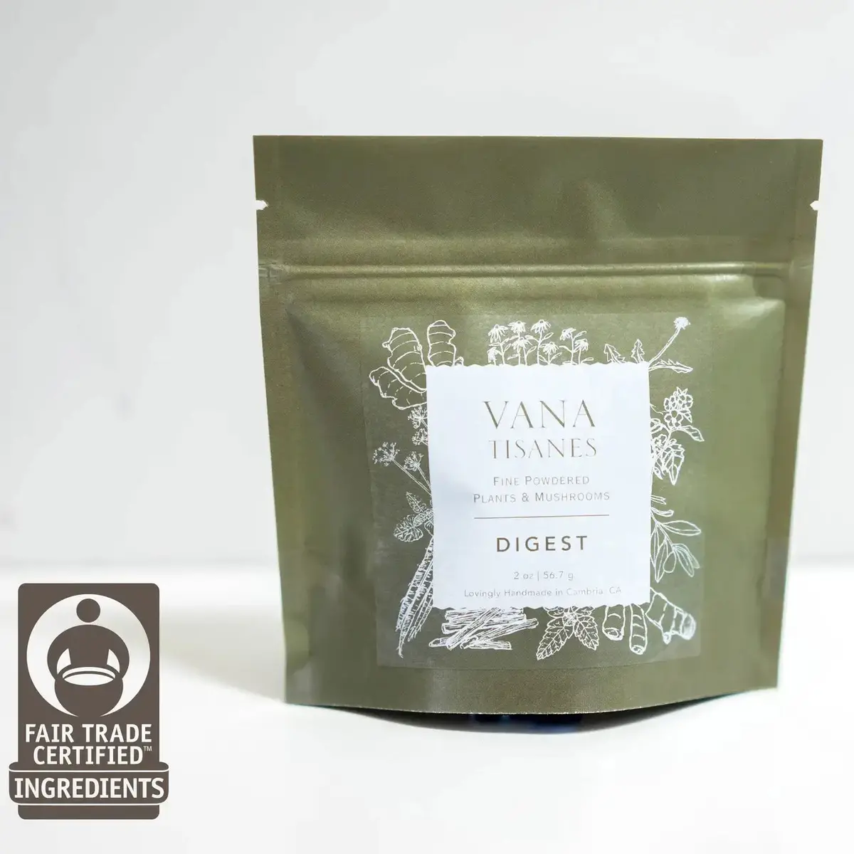 Digest Plant & Mushroom Powder For Gut Health 1