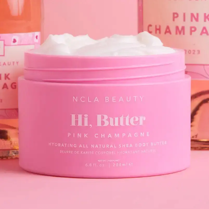 Hi, Butter All Natural Shea Body Butter - Pink Champagne 1