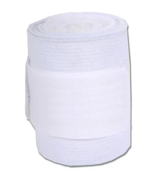 Waldhausen Combi Bandage Fleece & Elastic White 4 Pk #121302 1