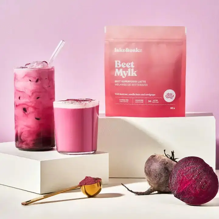 Beet Mylk – Superfood Latte Blend 80G | Lake & Oak Tea 1