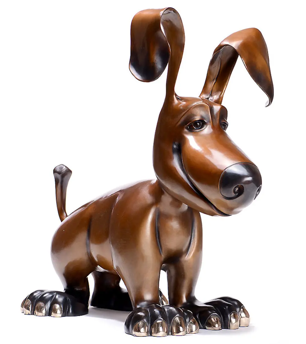 Bronze Sculpture "Charlie" By Marty Goldstein 1