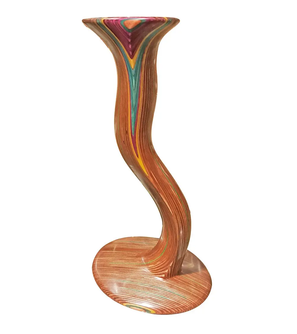 Wood Vessel "Sail Away" By Rock Cross 1