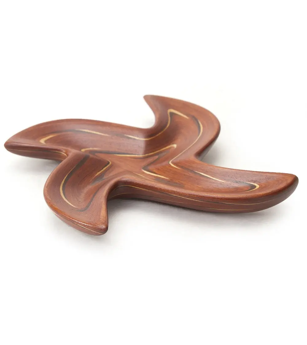 Wood Bowl Small "In Flight" By Rock Cross 1