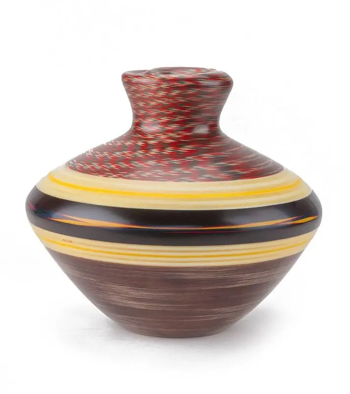 Wood Vessel "Pottery Vase #1" By Rock Cross 1