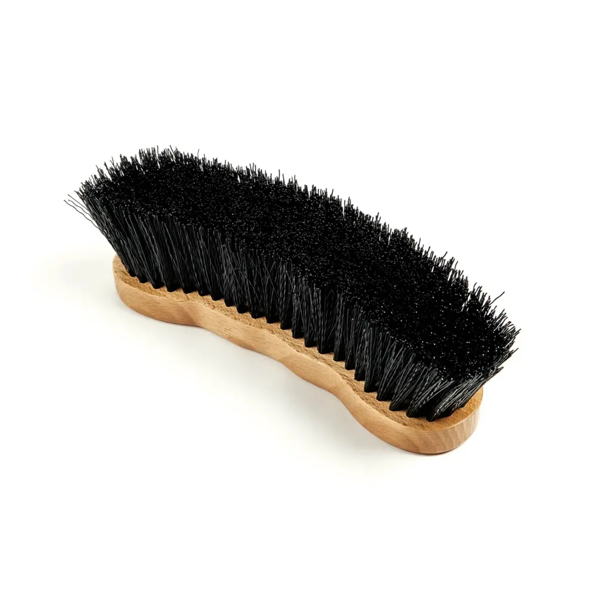 Shires Ezi-Groom Premium Dandy Brush Wood 2