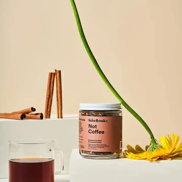 Not Coffee – Superfood Tea Blend | Lake & Oak 80G 1