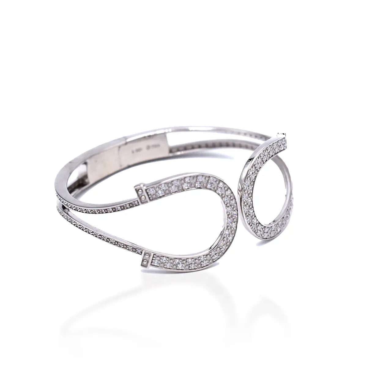 Kelly Herd Bracelet Double Horseshoe - Sterling Silver 1