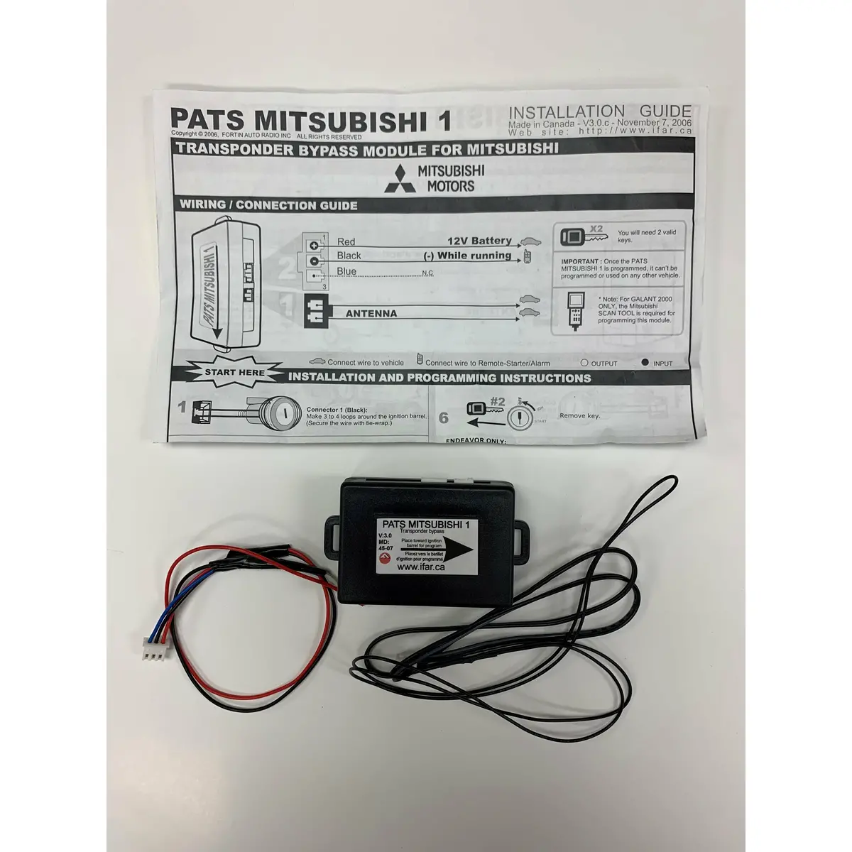 Fortin Pats-Mitsubishi1 - Mitsubishi Bypass Kit 1