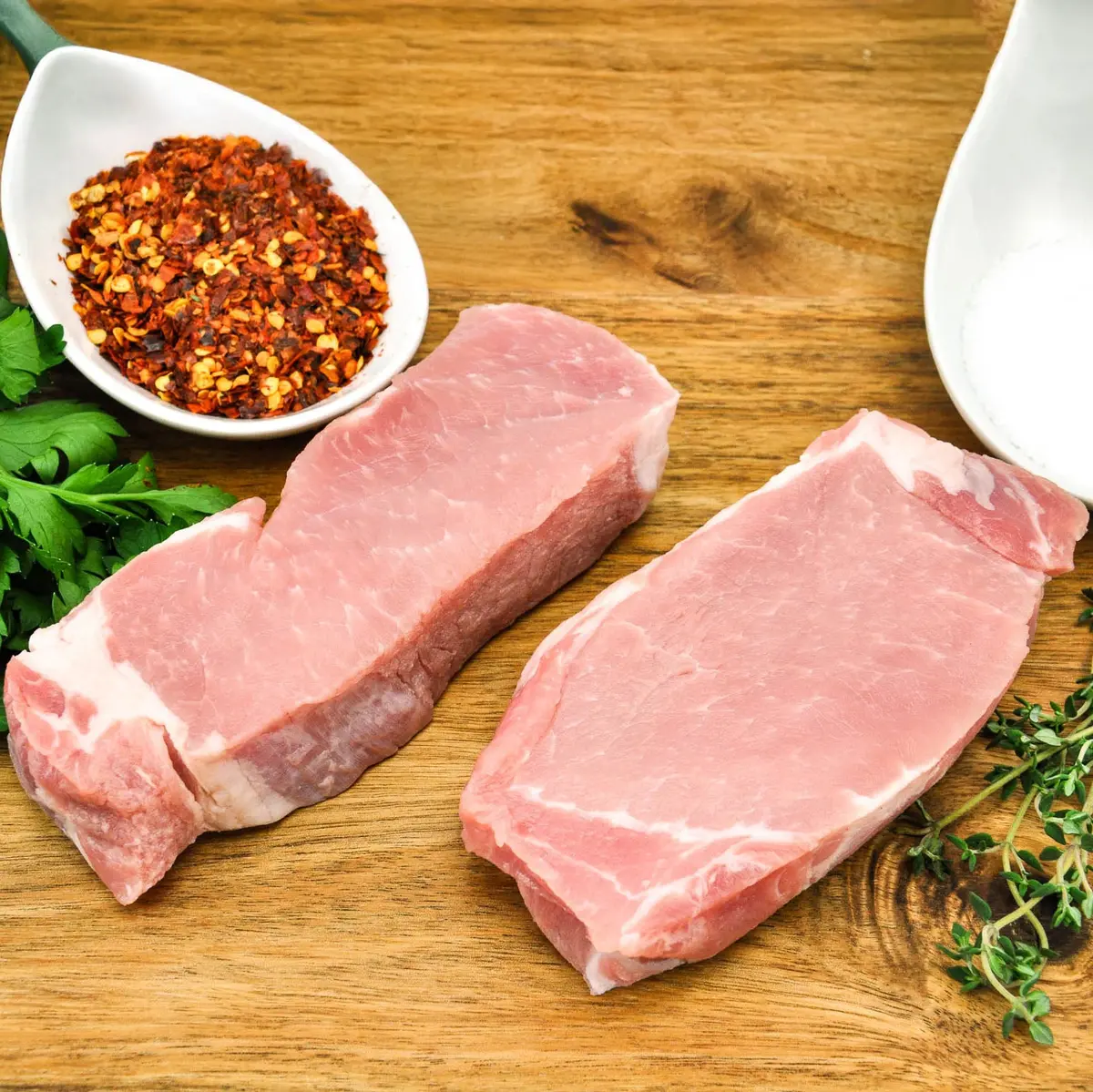 Duroc Pork Boneless Chops | 12 Oz. 1