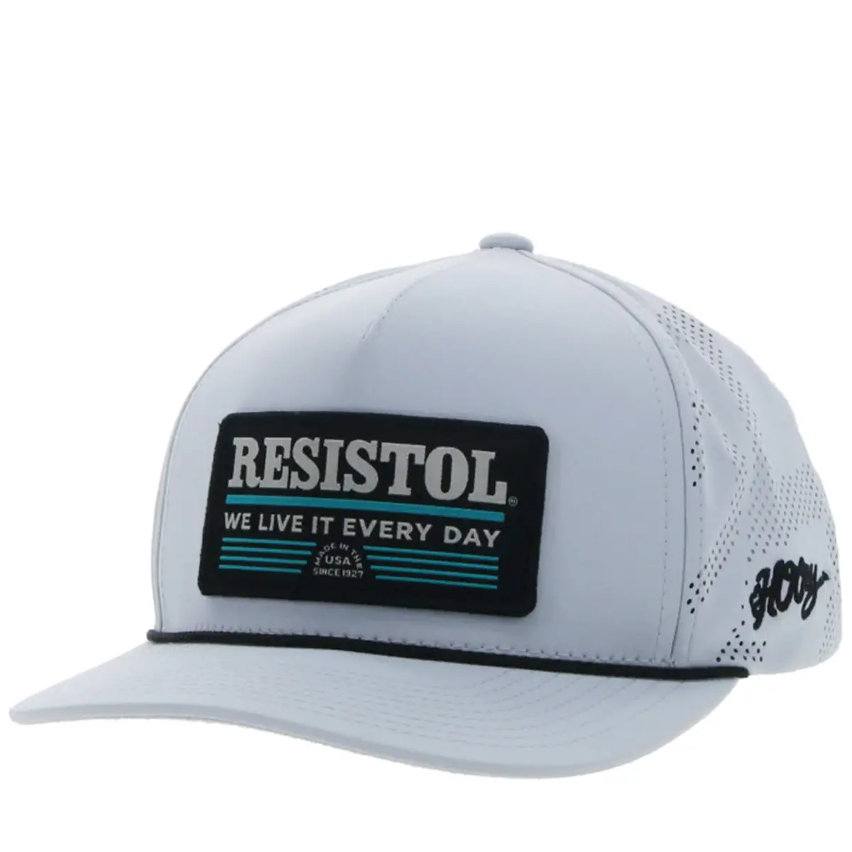 Resistol X Hooey 5 Panel Trucker Grey - Osfa 1